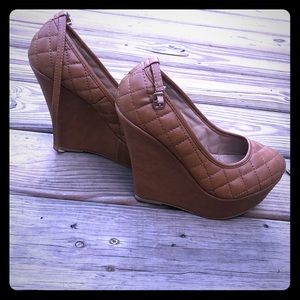 Classy Nude Wedges